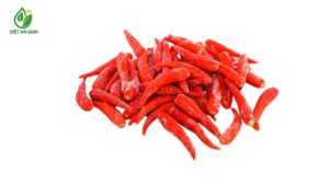 ớt hiểm đỏ lặt cuống cấp đông